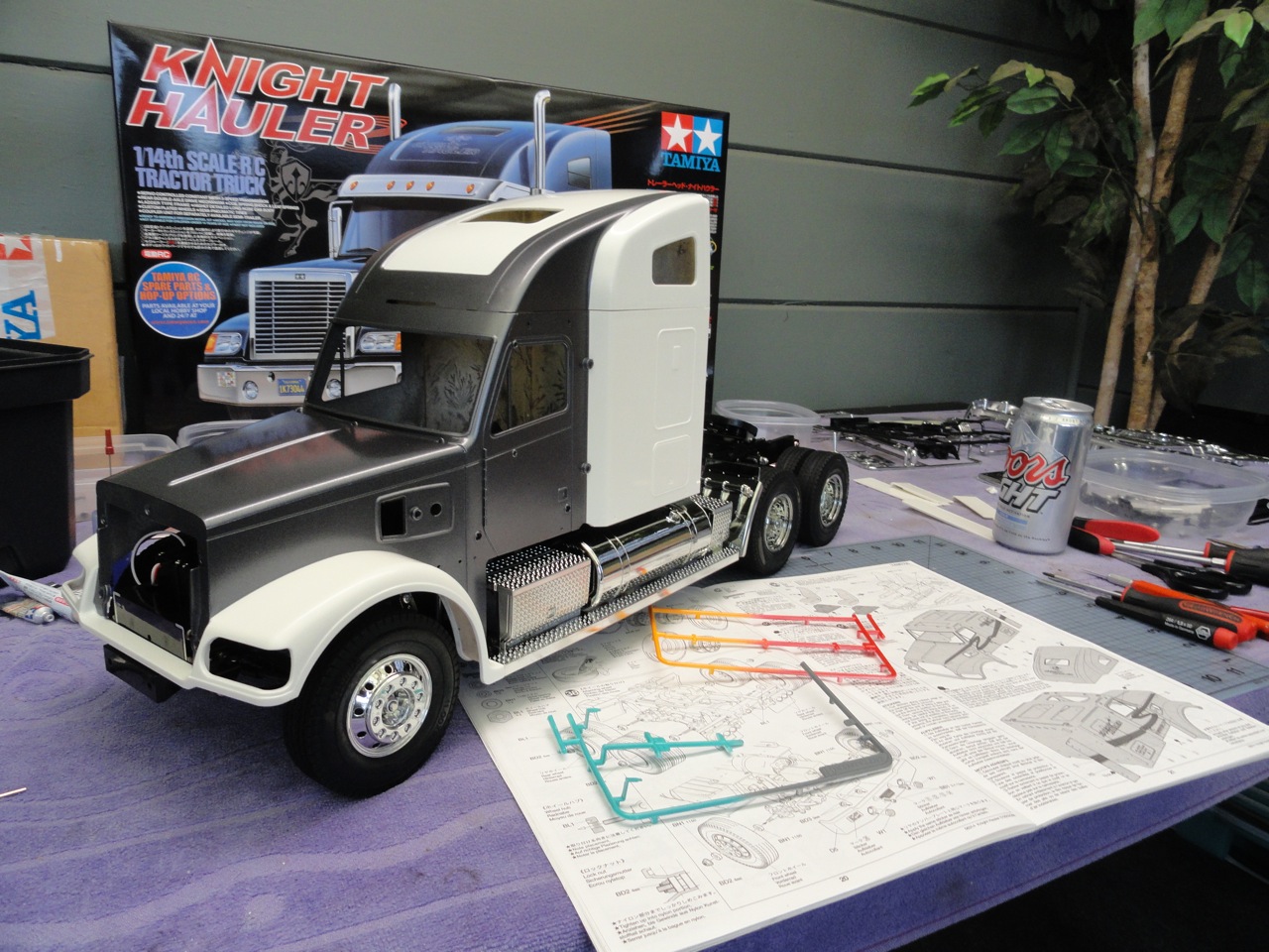 tamiya knight hauler body