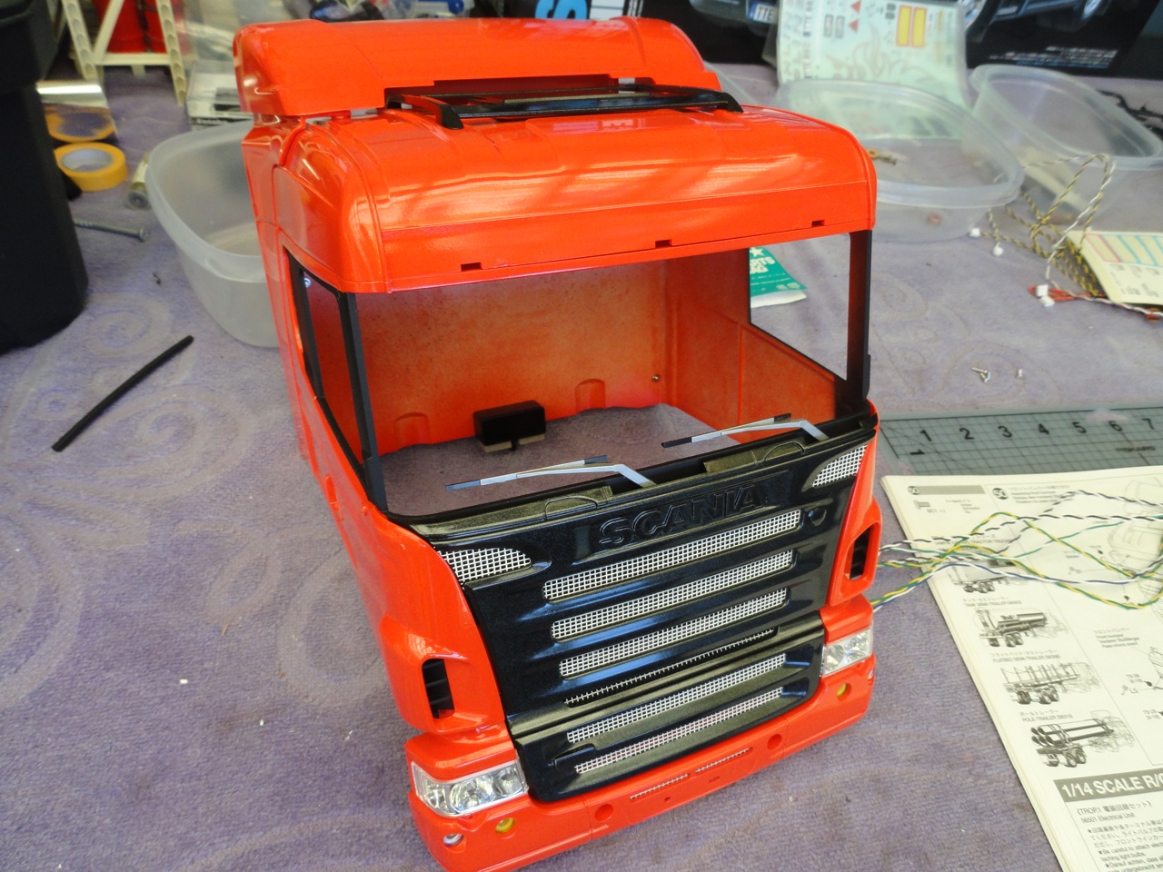 tamiya scania orange edition