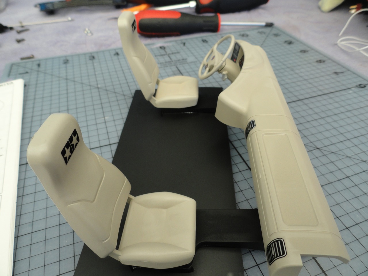 tamiya scania interior